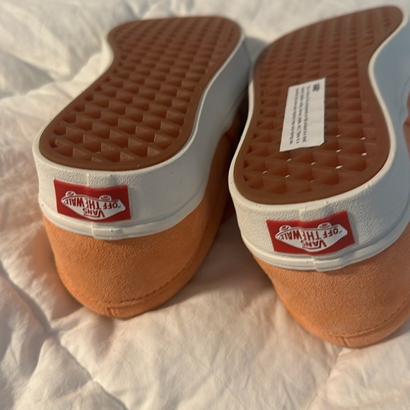 Vans comfy off the wall loafers size 7 peach/orange - Picture 5 of 10